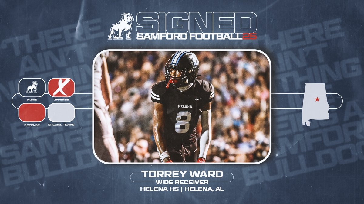 𝓢𝓘𝓖𝓝𝓔𝓓✍️

Welcome to the 205,<a href="/T_ward310/">Torrey Ward</a>‼️

#HatchAttack | #AllForSAMford | #NSD25