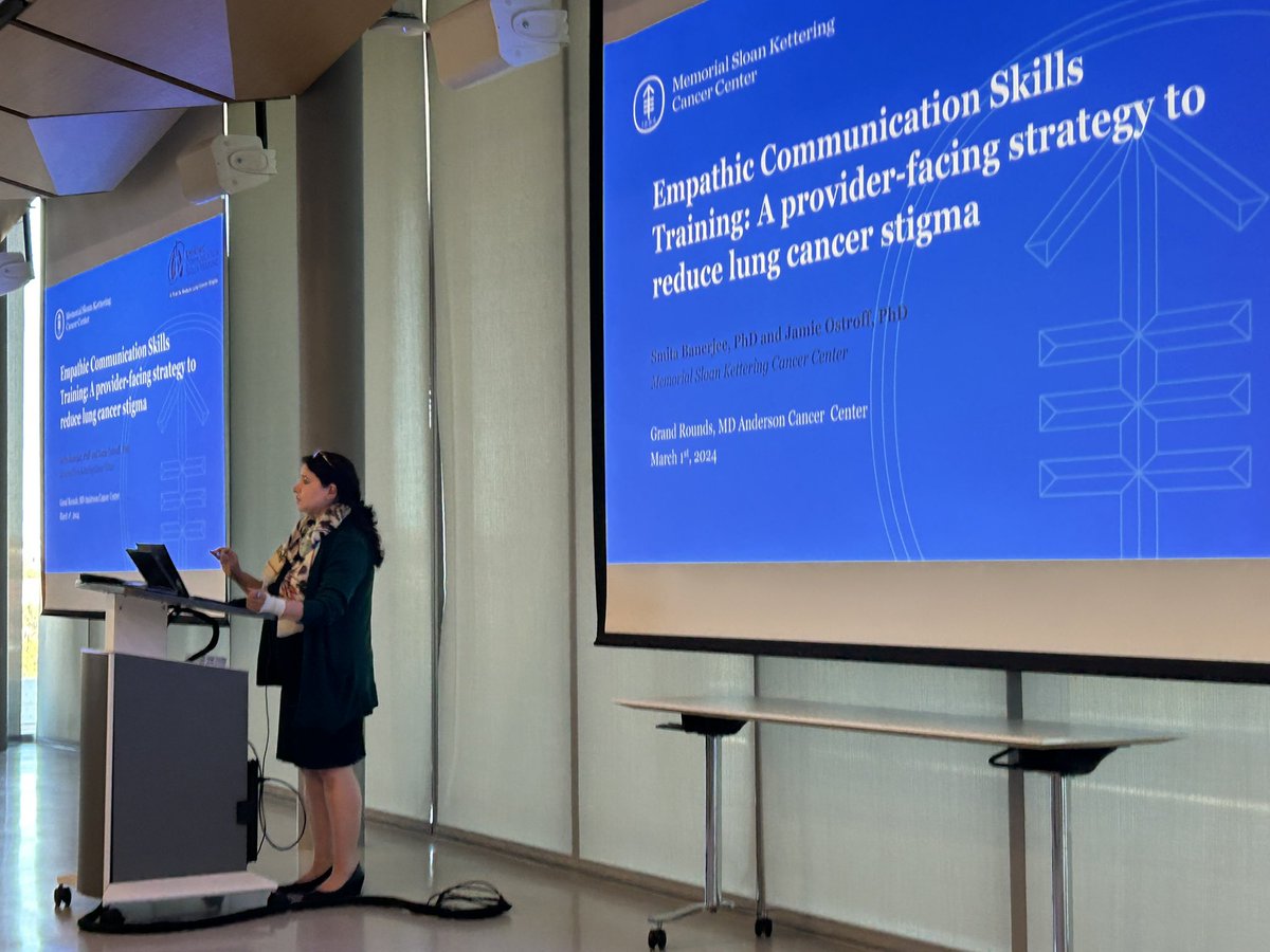 Ramzi Salloum (@ramzi_salloum) on Twitter photo It’s great to have Dr. Smita Banerjee from <a href="/MSKCancerCenter/">Memorial Sloan Kettering Cancer Center</a> give Grand Rounds <a href="/UFMedicine/">UF Medicine</a> Dept of Health Outcomes & Biomedical Informatics on lung cancer stigma It’s great to have Dr. Smita Banerjee from <a href="/MSKCancerCenter/">Memorial Sloan Kettering Cancer Center</a> give Grand Rounds <a href="/UFMedicine/">UF Medicine</a> Dept of Health Outcomes & Biomedical Informatics on lung cancer stigma