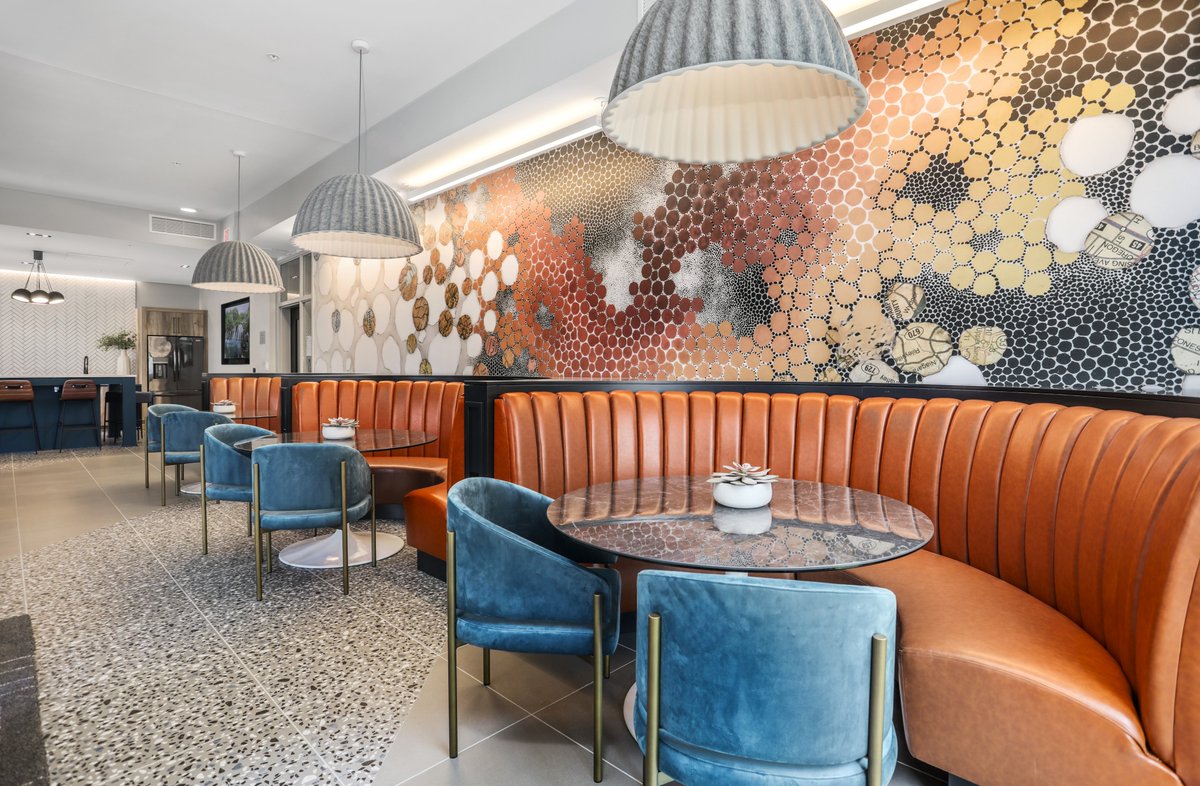 #multifamily isn't just apartments... it's entertaining! <a href="/stantonic/">STANTONIC</a>   #interiordesign #interiors #amenities