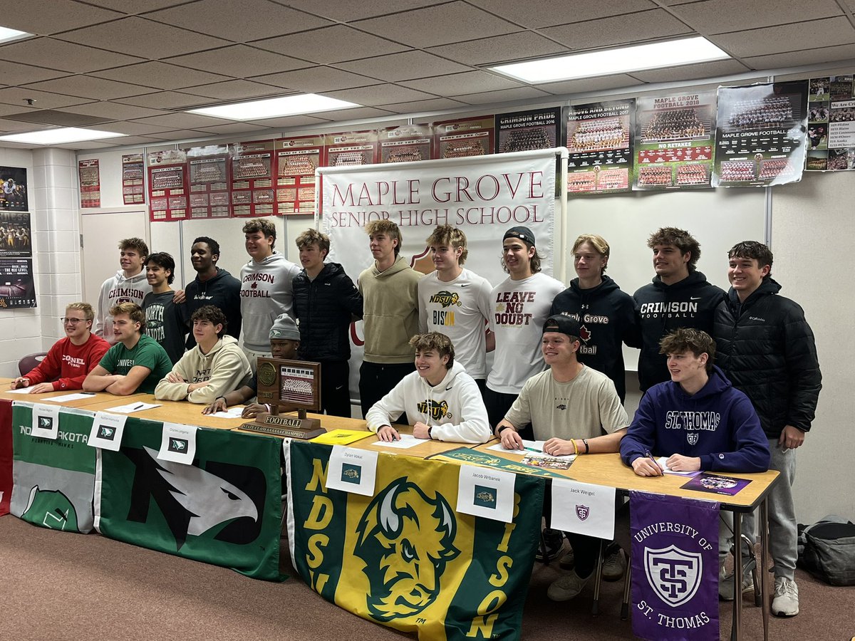 Congrats to Michael and his teammate who signed this morning to further their academic and athletic careers!  Can’t wait to watch all of you!