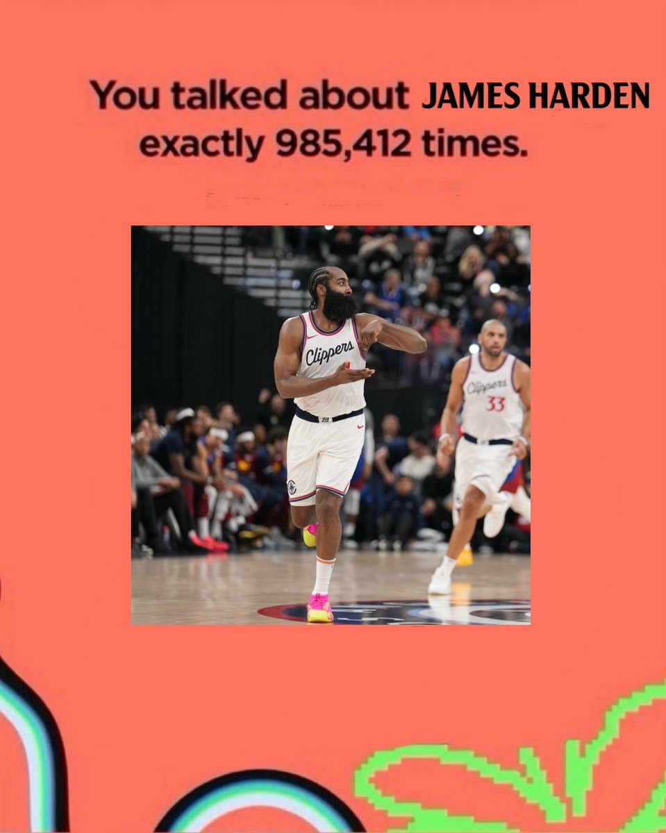 did anyone else get this on their wrapped?

James Harden is our favorite artist.