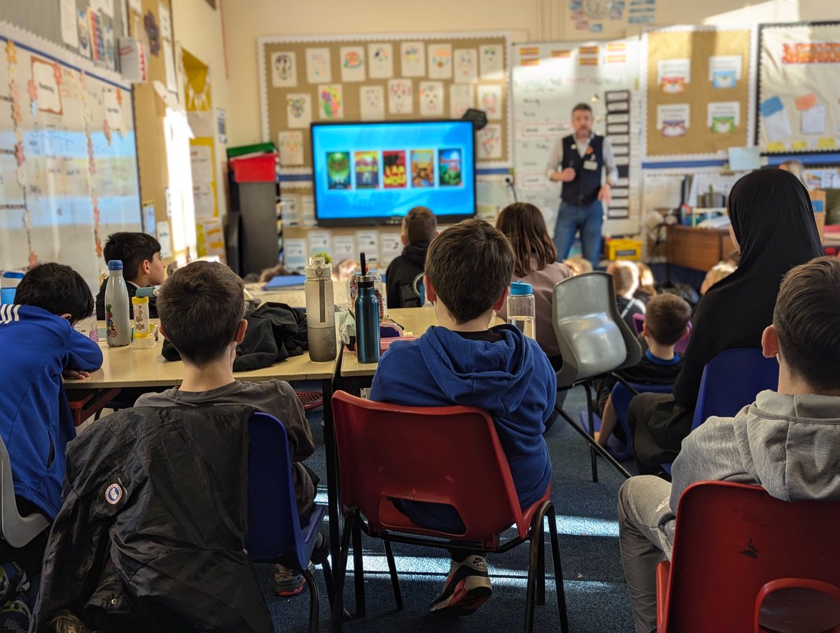 WigtownBookFestival (@wigtownbookfest) on Twitter photo 1700 pupils in 38 schools across #dumfriesandgalloway
Last week @chaestrathie <a href="/RossAuthor/">Ross MacKenzie</a> <a href="/TaleTwisters/">Renita Boyle</a> and <a href="/alastair_ch/">Alastair Chisholm</a> joined us for the Big DoG Schools Tour to share their love of stories with children across our region. 1700 pupils in 38 schools across #dumfriesandgalloway
Last week @chaestrathie <a href="/RossAuthor/">Ross MacKenzie</a> <a href="/TaleTwisters/">Renita Boyle</a> and <a href="/alastair_ch/">Alastair Chisholm</a> joined us for the Big DoG Schools Tour to share their love of stories with children across our region.