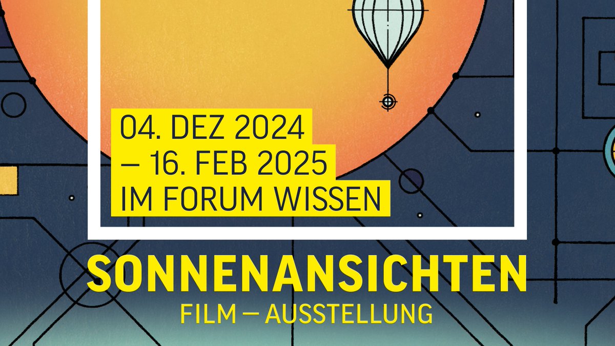Forum Wissen GÖ (@forumwissengoe) on Twitter photo Die Sonne im Fokus!🌞
"Sonnenansichten" zeigt Einblicke in die Göttinger #Sonnenforschung <a href="/MPSGoettingen/">Max Planck Institute for Solar System Research</a>, den Dokumentarfilm zur Sunrise III-Mission & künstlerische Perspektiven auf die #Sonne.
🎬
Filmvorführungen inklusive!
forum-wissen.de/sonderausstell… Die Sonne im Fokus!🌞
"Sonnenansichten" zeigt Einblicke in die Göttinger #Sonnenforschung <a href="/MPSGoettingen/">Max Planck Institute for Solar System Research</a>, den Dokumentarfilm zur Sunrise III-Mission & künstlerische Perspektiven auf die #Sonne.
🎬
Filmvorführungen inklusive!
forum-wissen.de/sonderausstell…