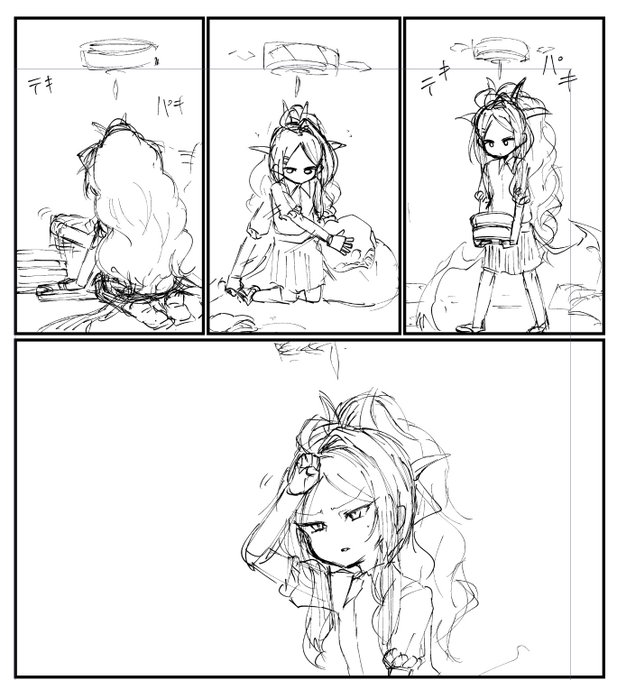 今日の進捗ヒナちゃんです 