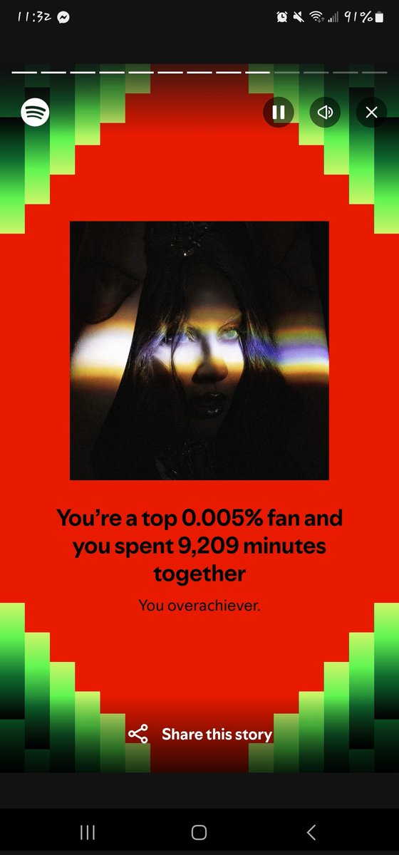 djastrowolf's tweet photo. @ladygaga I love you like no other #SpotifyWrapped2024 https://t.co/2HItpmtTfB