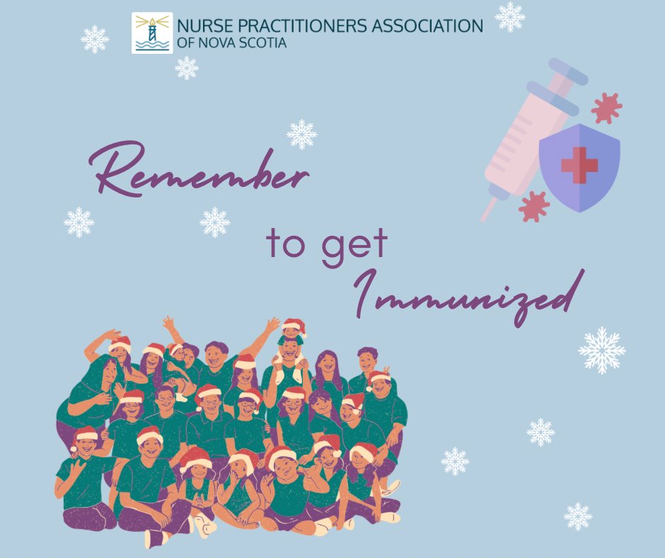 As we're nearing the holiday season and preparing to spend quality time with our loved ones, please do your part in protecting yourself and your family and friends. 

To book or check vaccine eligibility visit novascotia.flow.canimmunize.ca/en/covid-flu-b… or call 1-833-797-7772