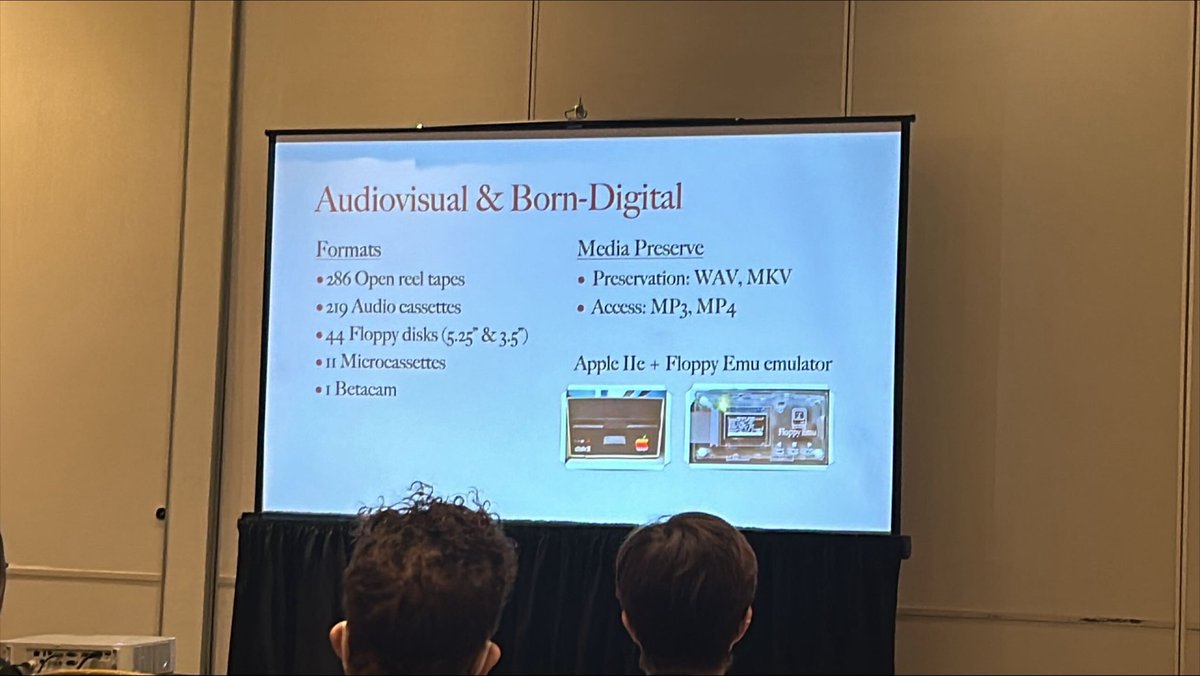 Let’s hear it for emulation to preserve and share collections! #amia2024