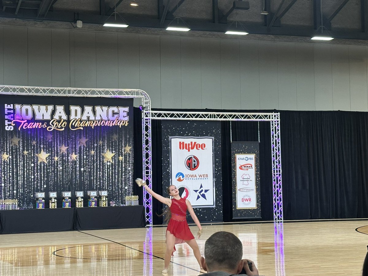 Brooke Welch performing today at the ISDTA State championship #GoComets