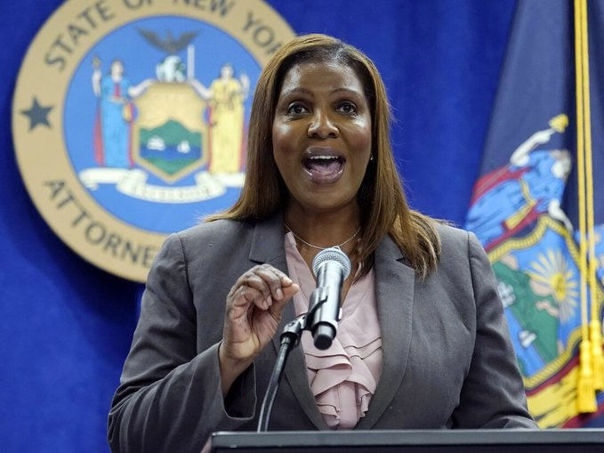 ElephantSignal's tweet photo. 🚨Should Letitia James be prosecuted and put in PRISON for interfering with the 2024 Election ?

A. Yes 
B. No https://t.co/xFE5vLTU6B