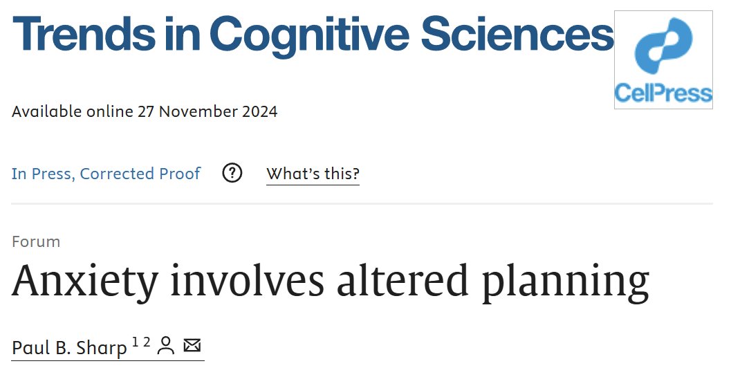 Are you interested in computational psychiatry research? Consider joining our lab through the Azrieli Postdoctoral Fellowship:  azrielifoundation.org/fellows/intern…. We model how planning is altered in anxiety among other areas. Read about our lab's vision here: authors.elsevier.com/a/1kAJC4sIRvTB…