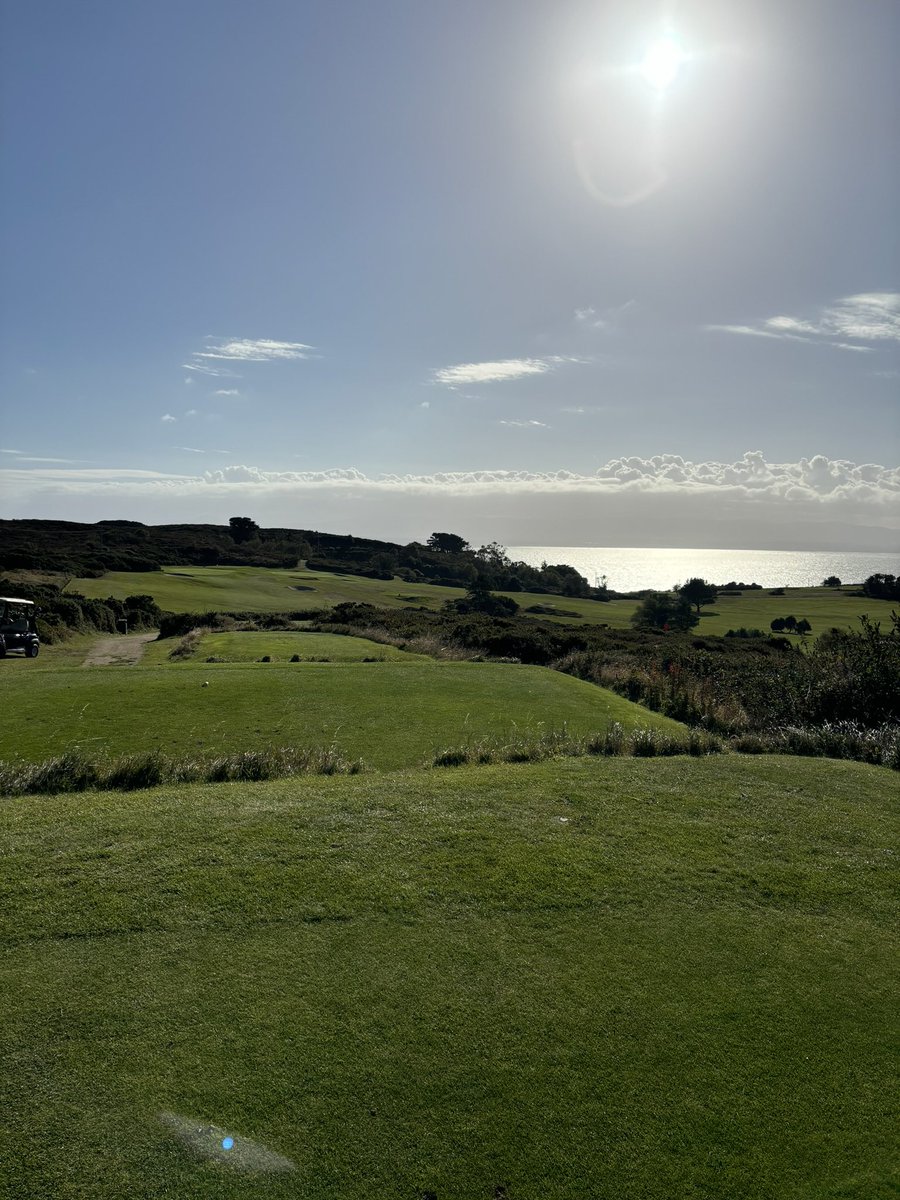 Zeno's tweet image. Belated Ireland Golf Dump