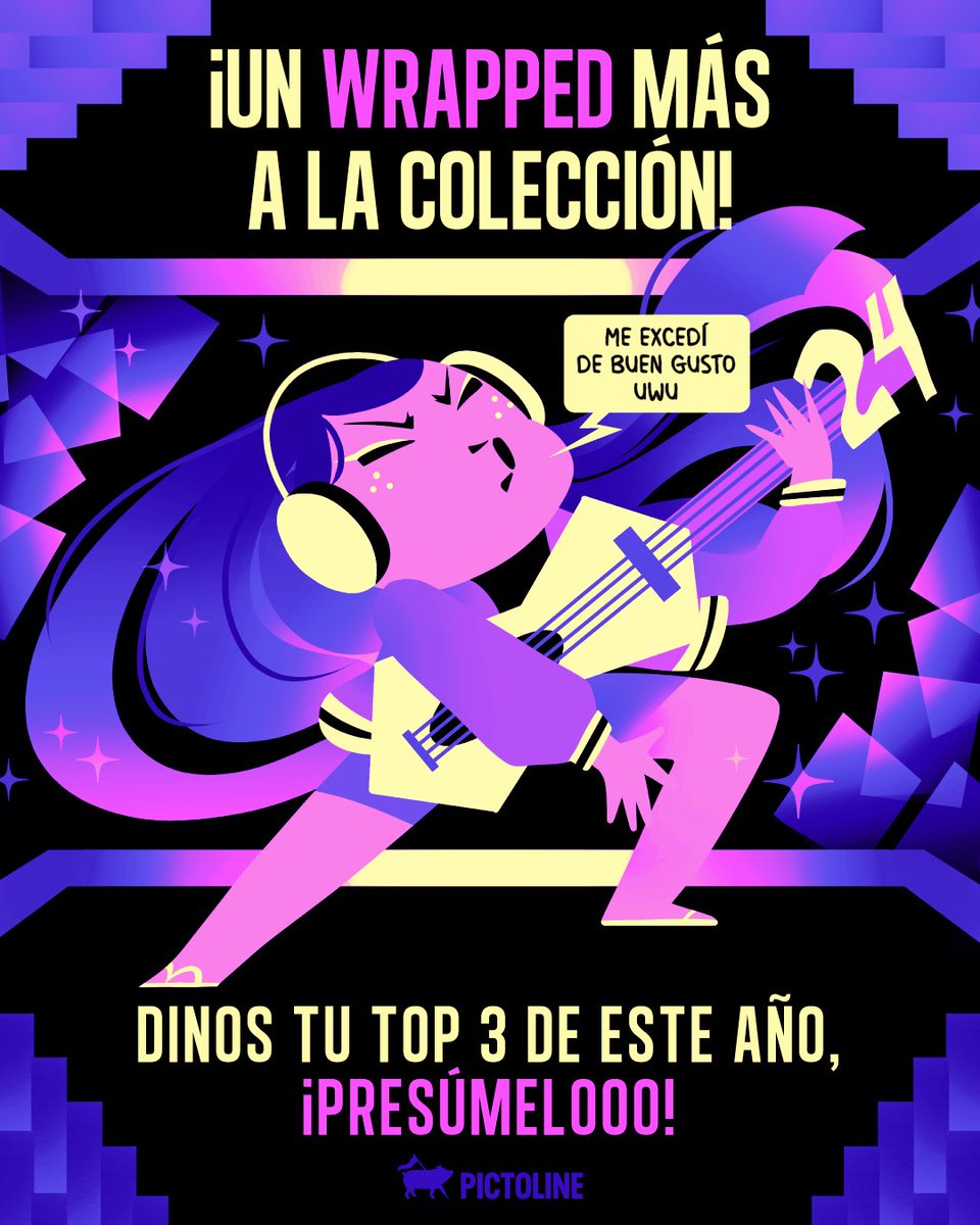 pictoline's tweet photo. 🎧 ¡Los gustos culposos no existen! 🙌 Recomiéndanos a tus artistas y canciones top del Wrapped 2024 🎵👩‍🎤

#MúsicaQueAmo #CancionesDelAño #TopArtistas #SpotifyWrapped #Pictoline https://t.co/YLq3HI74oh