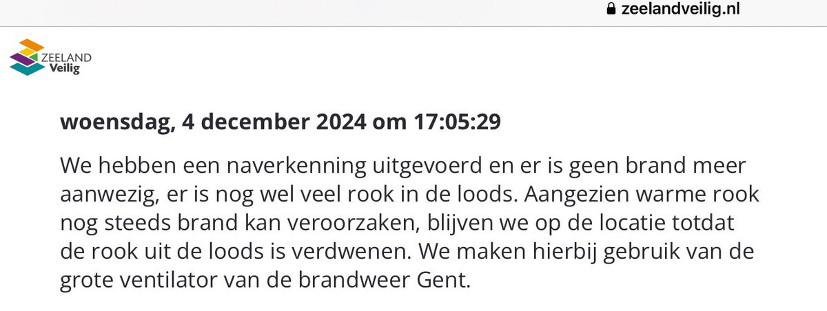yellow_flame's tweet photo. Mooie grenzenloze samenwerking vandaag in Westdorpe door collega’s @bzcentrum met grote ventilator. 👇👇 https://t.co/BgrSxdhofN