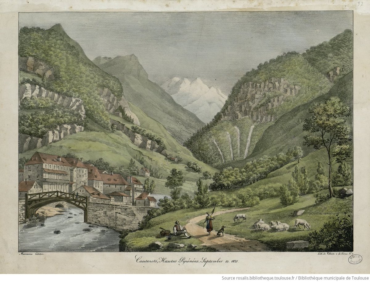 #LesTrésorsDeRosalis
Une bouffé d'air vivifiant des montagnes. Cauterets en 1821 🐑🐑🐐🐐🏔️❄️
👉urlz.fr/tjJp