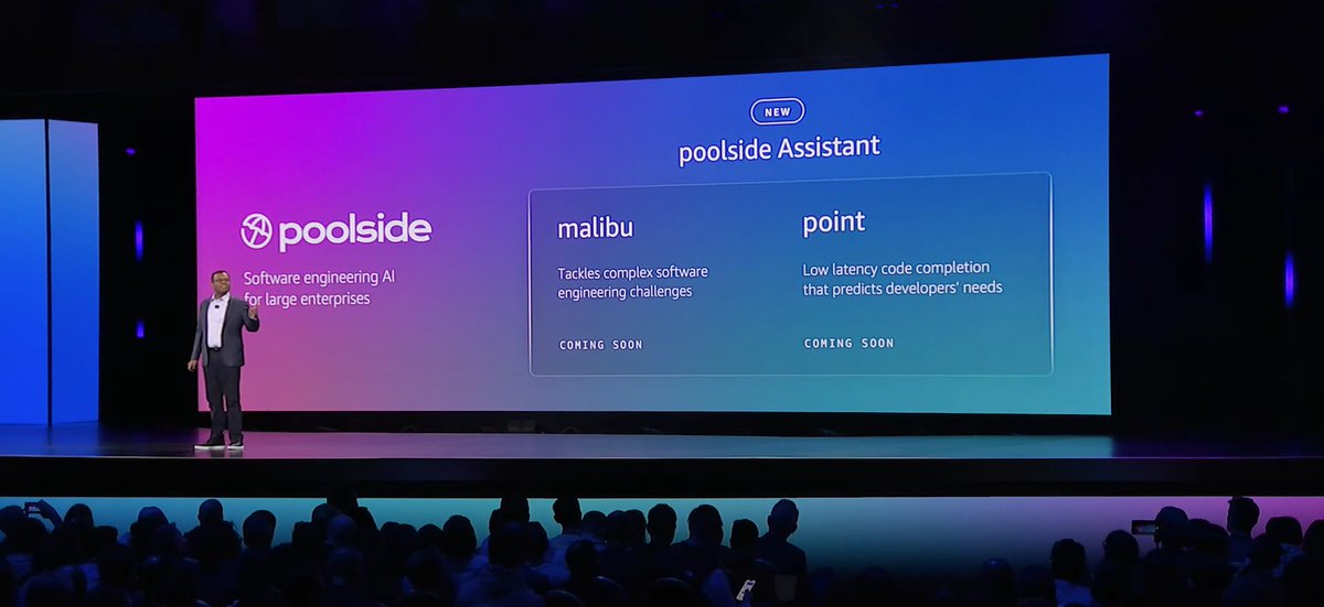 Thrilled to have a showcase in Swami’s keynote at #AWSreInvent — come to booth #708 (left of the Expo entrance) to learn more!