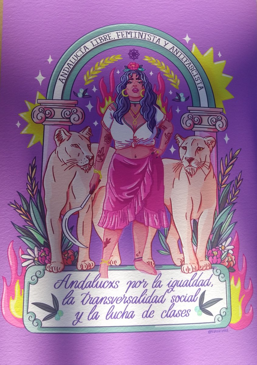 "Sea por Andalucía libre, los Pueblos y la Humanidad"

Nunca podremos agradecer lo suficiente a <a href="/LuciaTypes/">Lucía Types | Colorful Artist</a> esta ilustración.

#4d #4DeDiciembre #4Diciembre