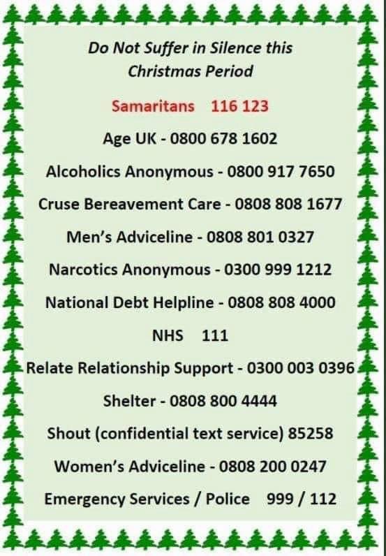 absolutelyamyyy's tweet image. The festive period is difficult for so many. There is help available. These are some helplines for my UK followers🎄
Please retweet so this can reach as many people who are struggling as possible and hopefully help🙏🏻