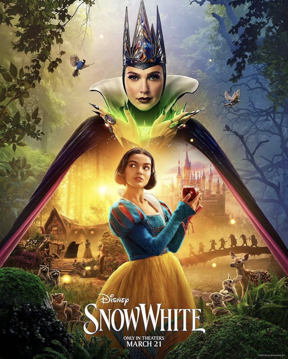 SilverbCinemas's tweet photo. Just one bite of the Apple & Everything changed!!!!!
March 2025 ๐
#comingsoon #movies #theatre #animation #notcomingback #2025 #cinema #cinemas #snowwhite #showcinema https://t.co/IMPhhhS2zP