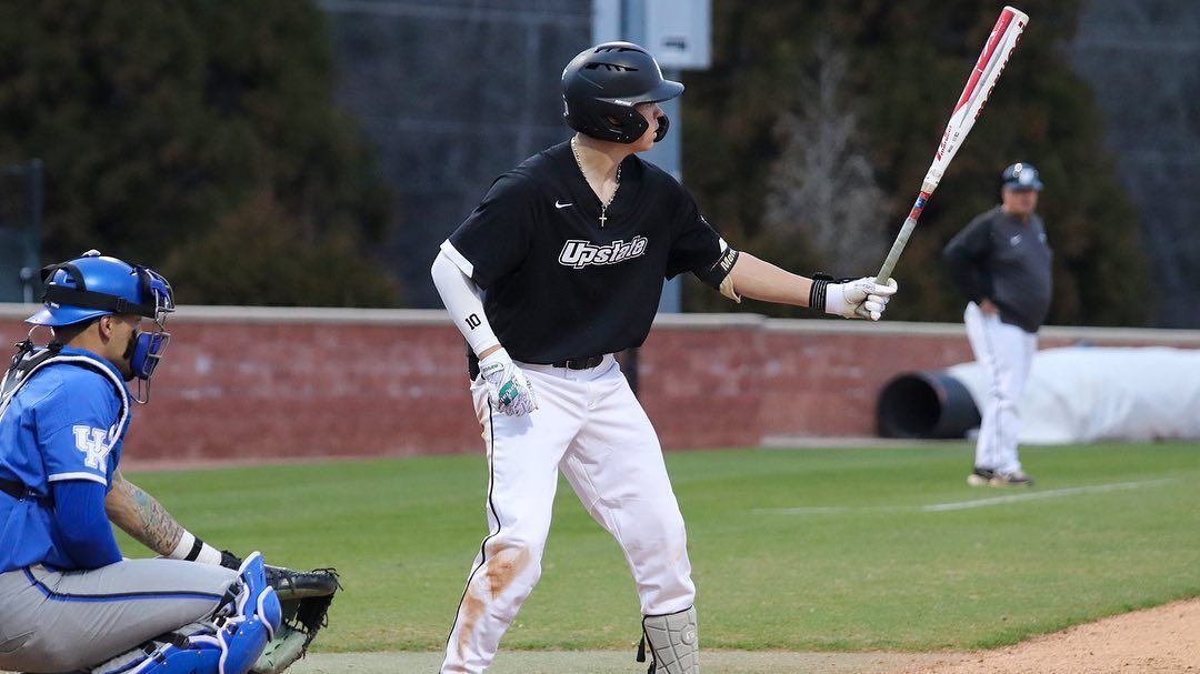 D1Baseball (@d1baseball) on Twitter photo .<a href="/SheahanVance/">Vance Sheahan</a> is not only going to be a centerpiece of <a href="/UpstateBSB/">USC Upstate Baseball</a>'s lineup in 2025, but he’s also an intriguing pro prospect.
The infielder hit .330/.410/.416 as a freshman last season, showing excellent bat-to-ball skills and good athleticism. .<a href="/SheahanVance/">Vance Sheahan</a> is not only going to be a centerpiece of <a href="/UpstateBSB/">USC Upstate Baseball</a>'s lineup in 2025, but he’s also an intriguing pro prospect.
The infielder hit .330/.410/.416 as a freshman last season, showing excellent bat-to-ball skills and good athleticism.