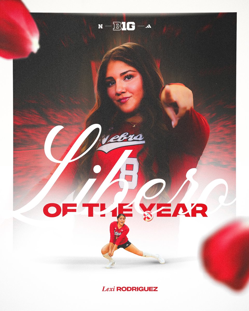 Nebraska Volleyball (@huskervb) on Twitter photo One of one. โ๏ธ
<a href="/Alexis14Rod/">Lexi Rodriguez</a> has now earned the <a href="/B1GVolleyball/">Big Ten Volleyball</a> DPOTY/LOTY award for the 3rd time in her career! ๐ #GBR One of one. โ๏ธ
<a href="/Alexis14Rod/">Lexi Rodriguez</a> has now earned the <a href="/B1GVolleyball/">Big Ten Volleyball</a> DPOTY/LOTY award for the 3rd time in her career! ๐ #GBR