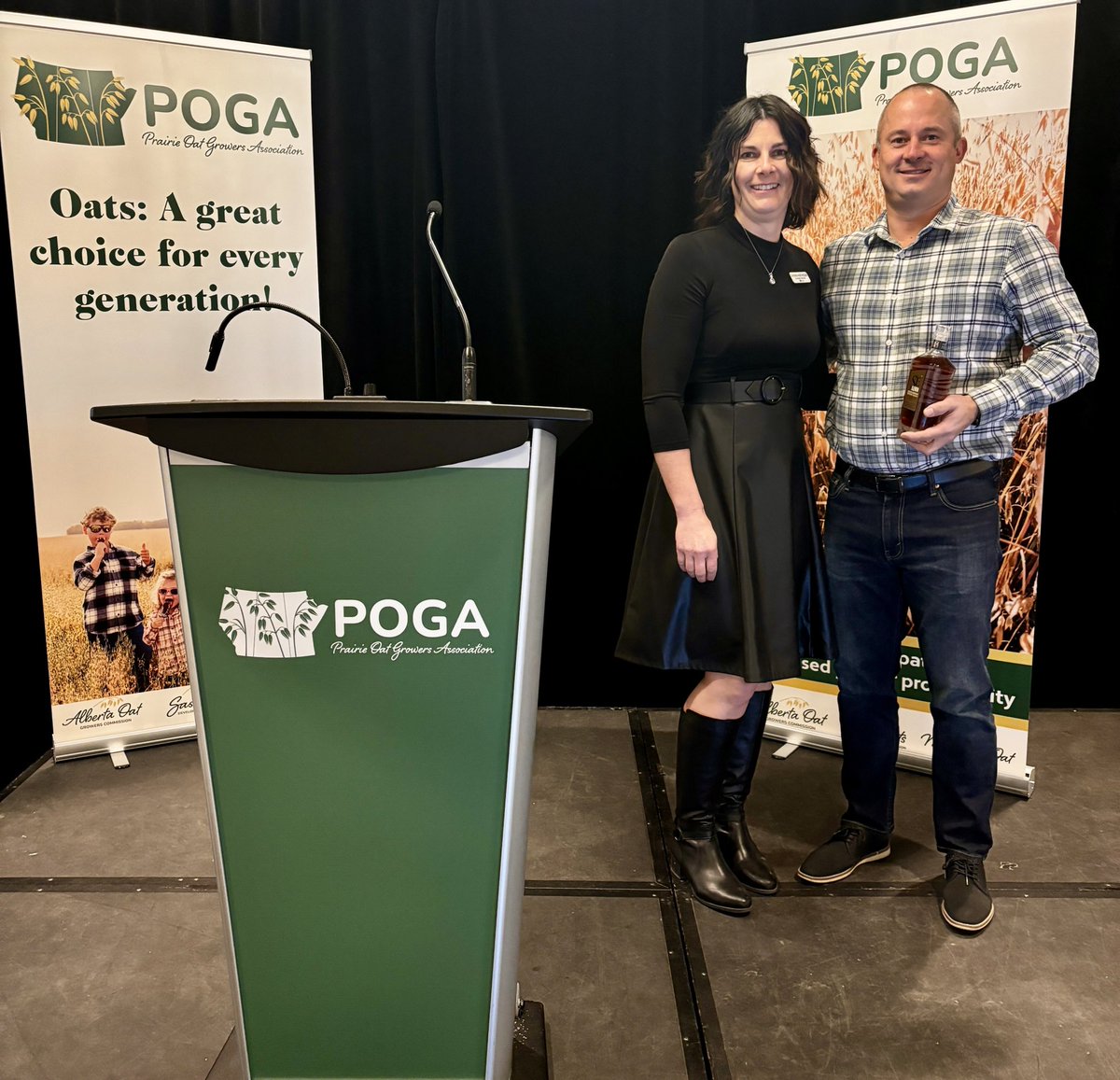 Today, we say farewell to <a href="/oatsgrower/">Brad Boettger 🇨🇦</a>, who has dedicated 9 years to serving the Alberta Oat Growers Association and as well as Chair for POGA.
Thank you, Brad, for your leadership and commitment to the oat industry!