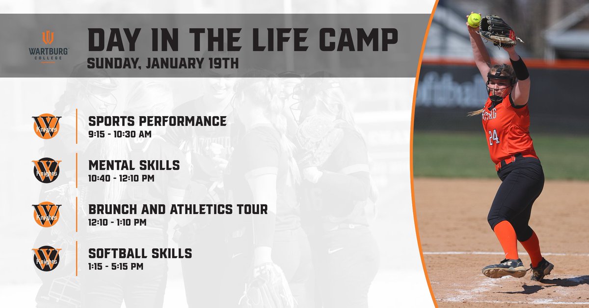 WartburgSB's tweet photo. UPCOMING CAMP! Check out our Day in the Life Camp - come to a session or two, or spend the whole day with us. Open to grades 7-12. https://t.co/XUP6o6JbjR https://t.co/ZralkeOYnX