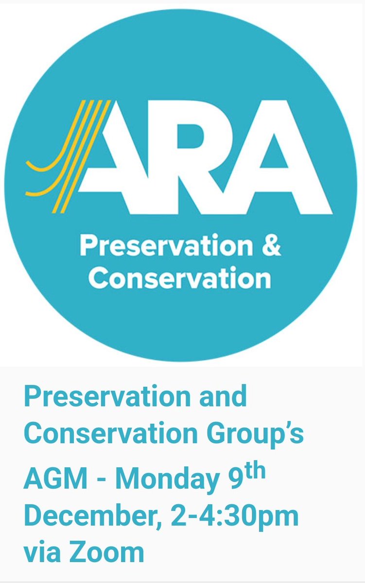 Book your place to our AGM here: eventbrite.co.uk/e/ara-preserva…