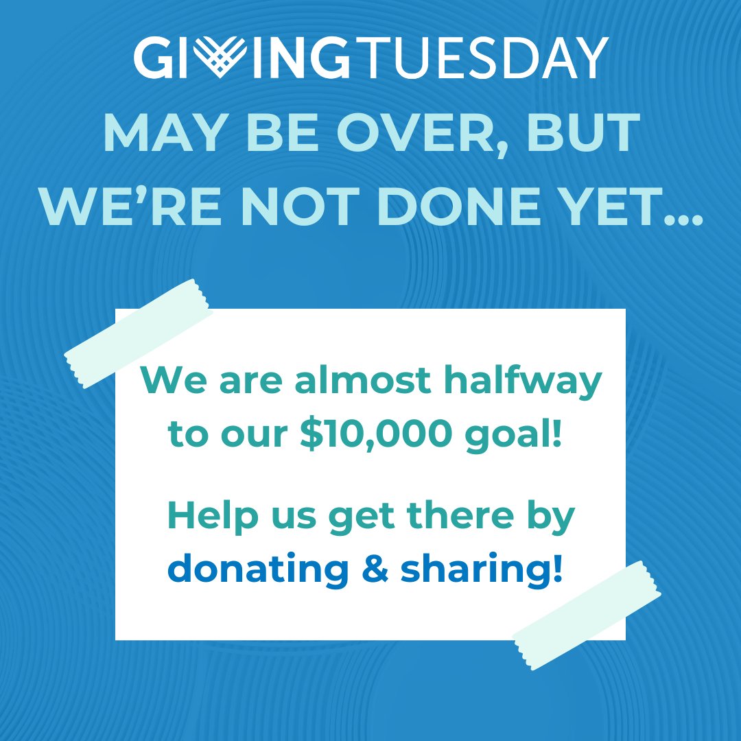 We are so grateful for everyone who has helped us raise nearly half of our $10,000 goal!

But... we're not done yet! There is still time to DONATE or SHARE! 💙🦘💚

DONATE HERE: cbo.io/d/givetobounce

#GivingTuesday #GT2024 #GivingTuesday2024 #GivingTuesdaycampaign