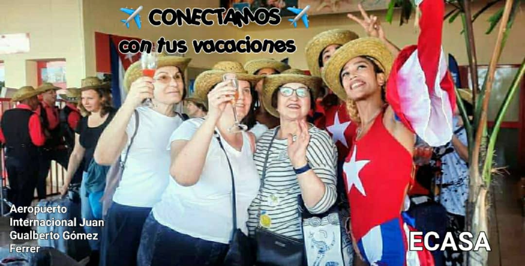 ECASAVaradero's tweet photo. 🇨🇺 ✈ Buenos días, un saludo en este jornada desde nuestro Aeropuerto Internacional Juan Gualberto Gómez Ferrer de Varadero, un  colectivo de compromiso y vocación, somos #losprimerosanfitriones y con gusto #VolamosContigo ✈ @EcasaVaradero https://t.co/aQJM6krO5i