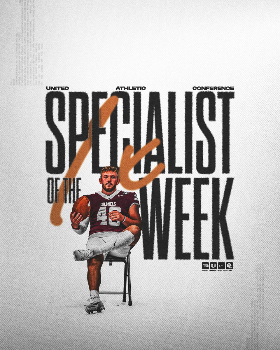 EKUFootball's tweet photo. 𝐑𝐞𝐜𝐨𝐫𝐝 𝐁𝐫𝐞𝐚𝐤𝐞𝐫

@pat_nations' 50th career field goal against SUU, broke the previous school record this past season, and earned him POTW honors!

#E2W | #MatterOfPride https://t.co/VctG3o98jV