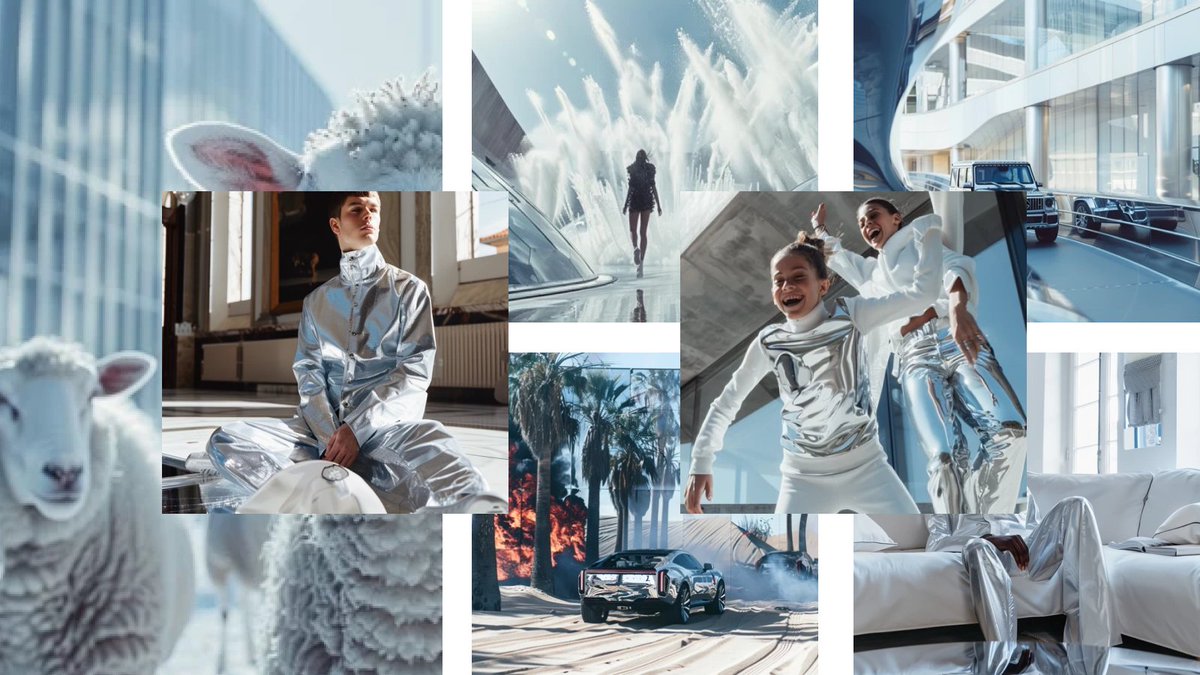 latentwalk's tweet photo. A model steps into the spotlight—mirrored surfaces and moody lighting create a futuristic yet timeless look. Imagine capturing this.
Try our sref ‘runway chrome’ for free from our pre-launch collection at https://t.co/YetWfQ4Swu.
#midjourney #photorealism #futuristic #fashion https://t.co/I6nRBRyrk1