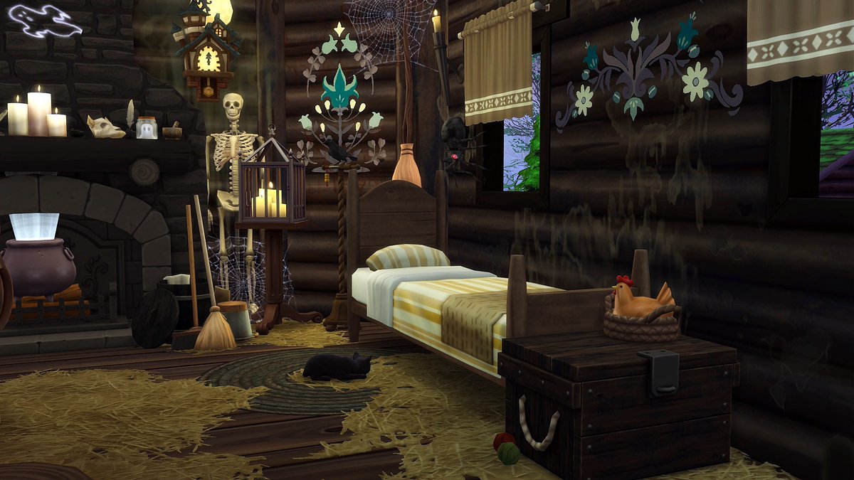 engel_frau's tweet photo. Hello everyone! It's been a while since I built anything in Sims 4. I really missed the game. Here's my new house! I hope you like it!  

Baba Yaga's House.🧙‍♀️↓Origin ID : FrauEngelSims

@TheSims #ShowUsYourBuilds #TheSims #Nocc #SimsCreatorsCommunity #FrauEngelSims https://t.co/E8amgukHhn