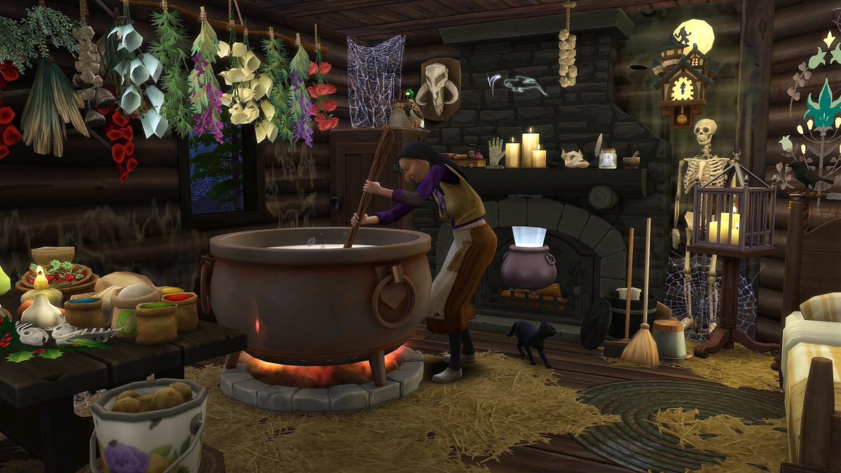 engel_frau's tweet photo. Hello everyone! It's been a while since I built anything in Sims 4. I really missed the game. Here's my new house! I hope you like it!  

Baba Yaga's House.🧙‍♀️↓Origin ID : FrauEngelSims

@TheSims #ShowUsYourBuilds #TheSims #Nocc #SimsCreatorsCommunity #FrauEngelSims https://t.co/E8amgukHhn