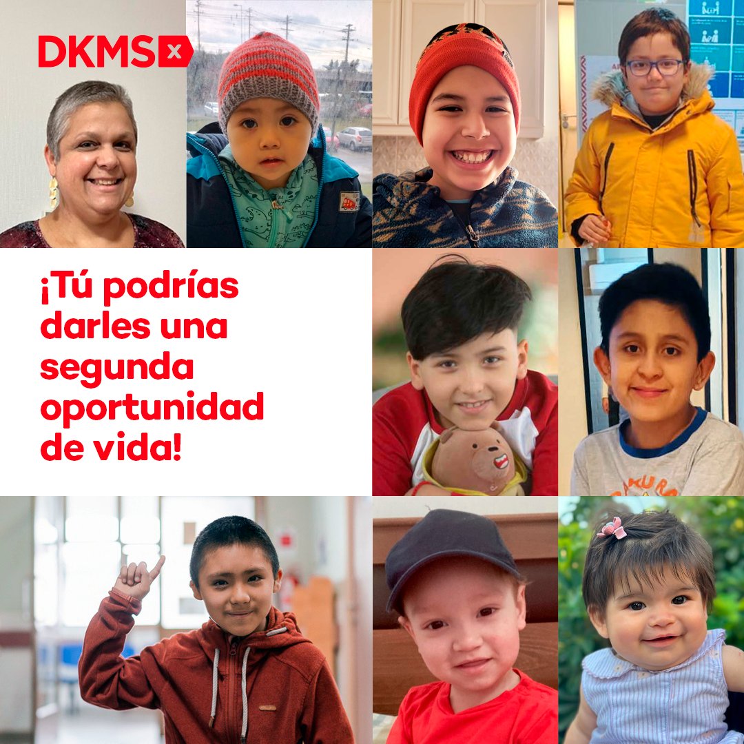 Todos ellos esperan a un donante de células madre sanguíneas compatible. 

¡Tú podrías ser esa segunda oportunidad que tanto necesitan!

Regístrate en dkms.cl y conviértete en el match perfecto para salvar una vida