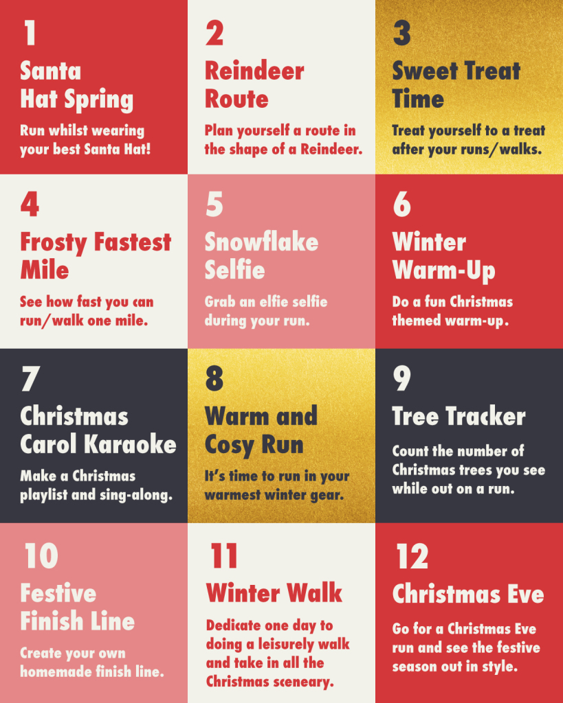 The #GreatRunSolo Christmas Challenge is underway, stay motivated through the winter weather with our Active Advent Calendar!🤩

Don’t forget to keep sharing your pics and achievements with us!🎄☃️    

There's still time to sign up!👇

grtrun.org/GreatRunSoloCh…