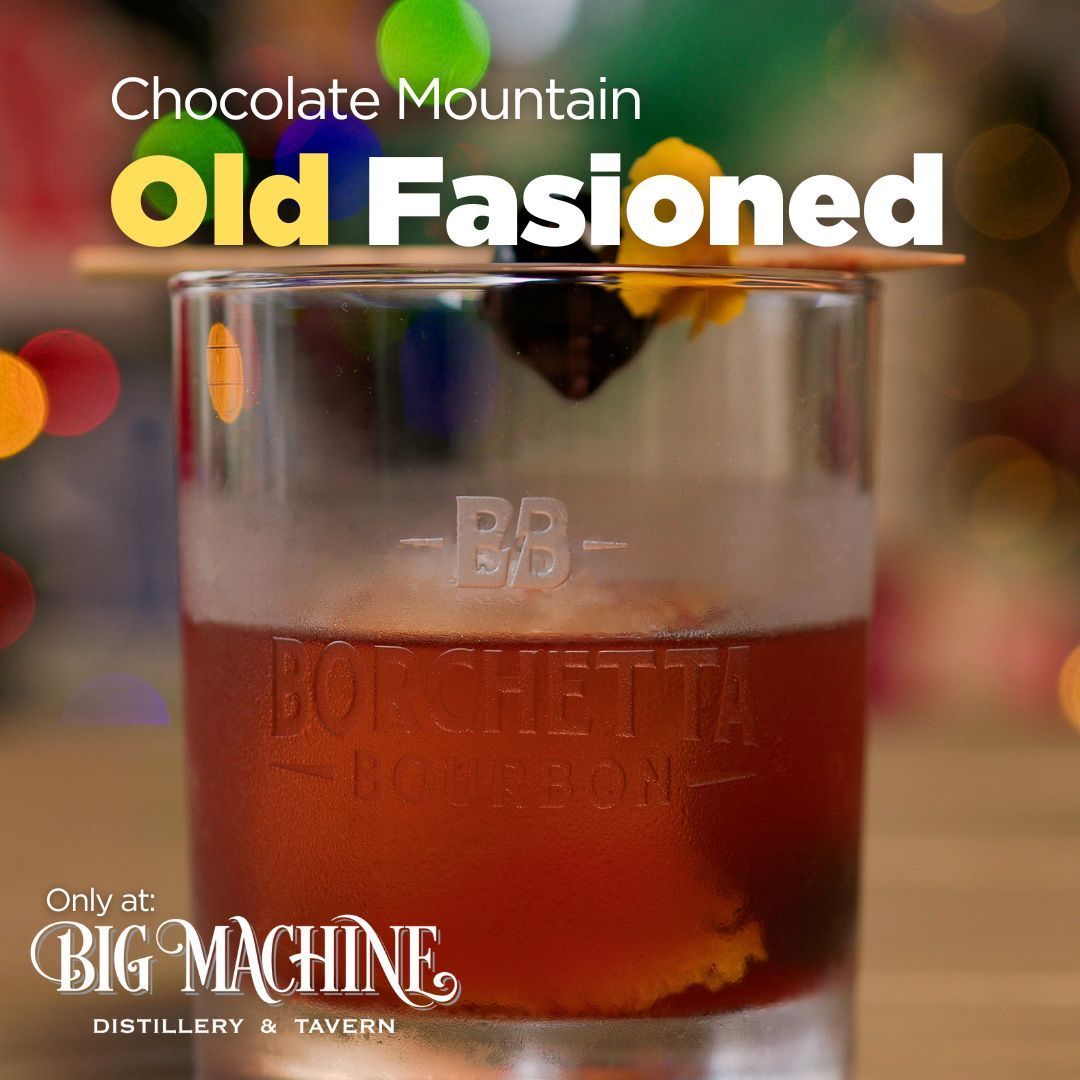 🍫Chocolate Mountain Old Fashioned Straight from our CandyLand Pop-Up Bar!