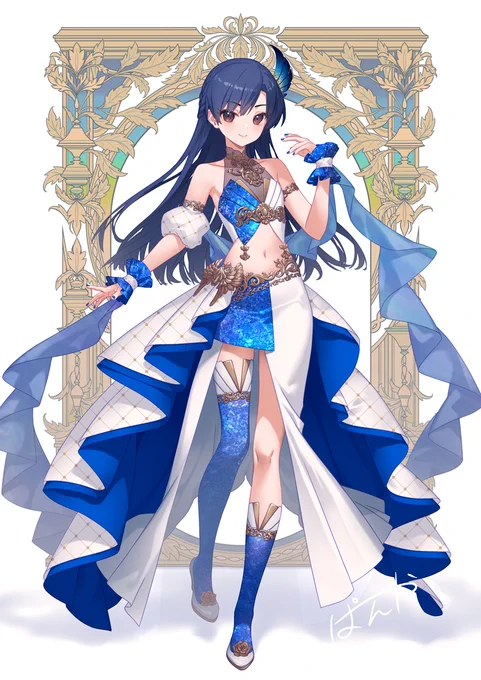 インディゴスパングルLv99999の如月千早(※という妄想衣装) 