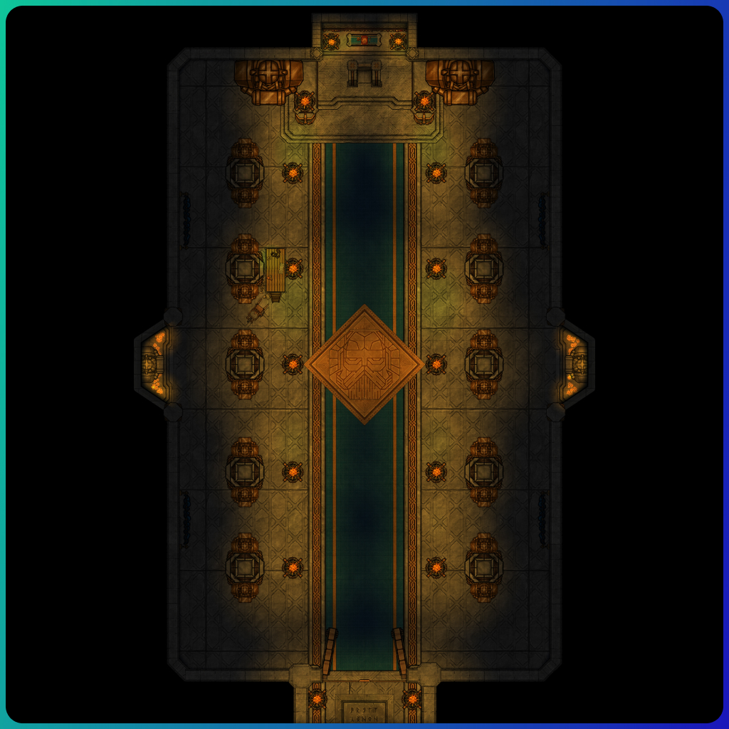DungeonFog's tweet photo. 🗺️ "Dwarven Throne Hall (kazad karaz)" by Brugvald

The Dwarven Throne Room of kazad karaz is a testament to the wealth and power of the dwarven kingdom.

Download this map for free ⬇️
https://t.co/Mq5zPJzz54

#dungeonmaster #rpg #battlemap #maps #throne #dwarven #city https://t.co/lIKzduRy32