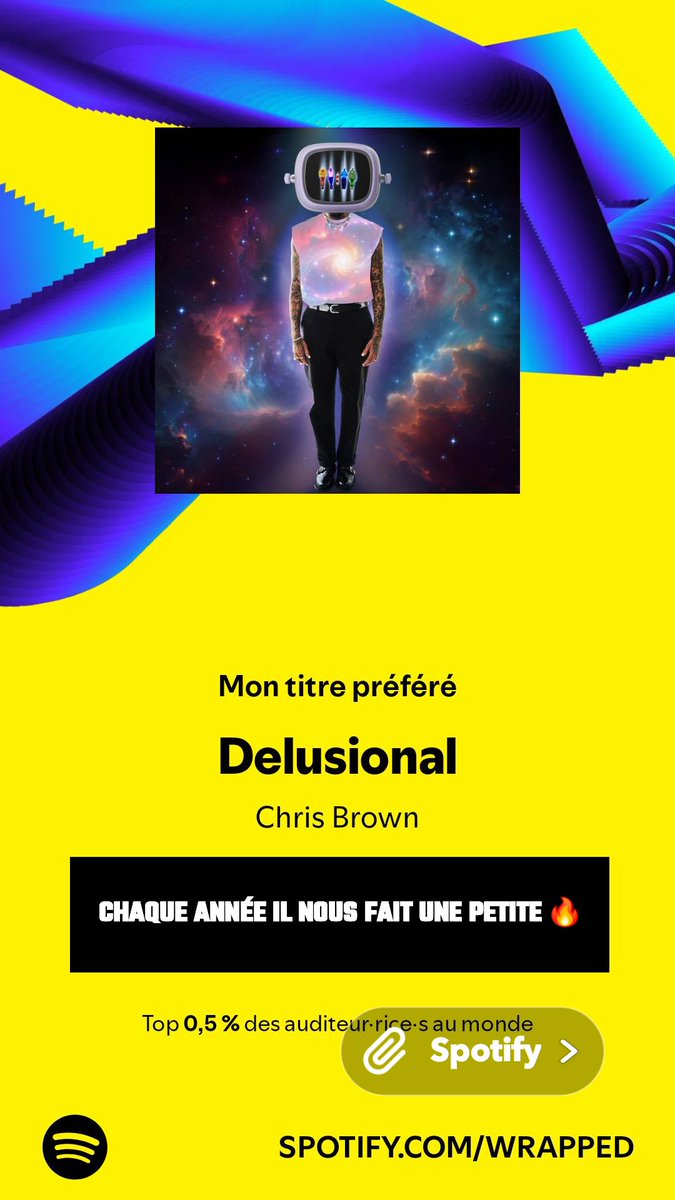 MoMoMrMusic's tweet photo. CB indetronable par contre j'ai pas compris ce que fou Bilel Tacchini la 😅 #SpotifyWrapped2024 https://t.co/xR7bnVCHt5