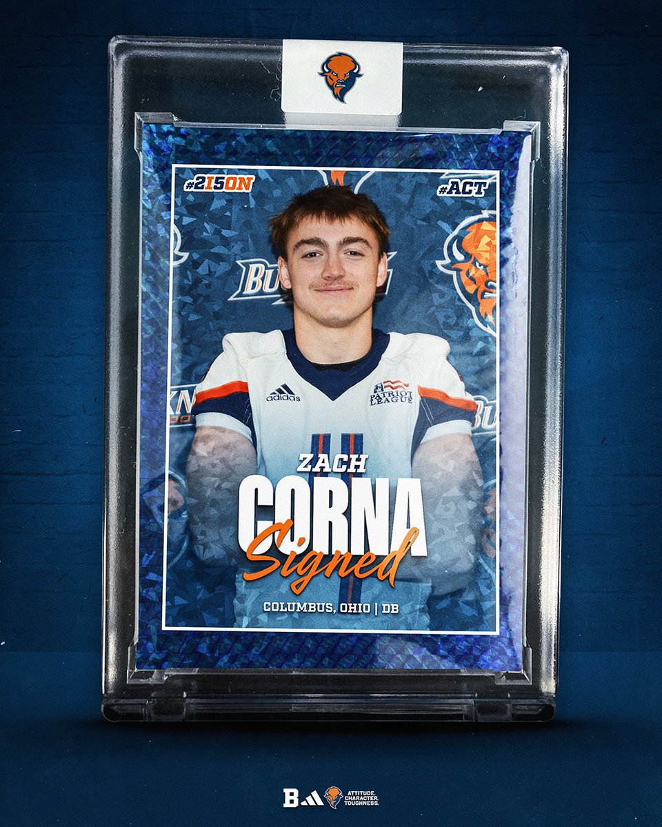Bucknell_FB's tweet photo. 🔶𝐒𝐈𝐆𝐍𝐄𝐃!🔷

Welcome to Bison Nation, ZACH CORNA!
X: @ZachCorna 
📽️ https://t.co/kaWahrvZGT

#rayBucknell | #ACT | #NSD25 https://t.co/BOeBV54YkT