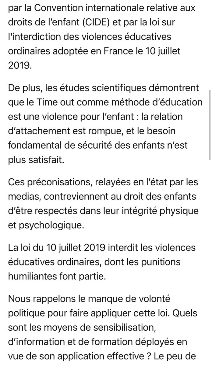 lazimigilles's tweet image. CP de @StopVEO Le Time out dans les crèches une violence faite aux enfants @arnaud_gallais @LyesLouffok @laurossignol @yselinefd @AdrienTaquet @agathelecaron @MaudPetit_AN94 @MMeteyer @CelineQuelen @Fond_Enfance @memoiretrauma @perrinegoulet @isasantiago_94 @CharlotteCaubel