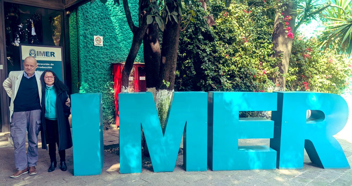 imerhoy's tweet photo. A partir de hoy @FernandoChamizo es el nuevo director del IMER.  Con todo el agradecimiento a la Mtra. @callejag por su extraordinaria gestión al frente de este grupo de radio pública 📻🎙️

#SomosRadioPública https://t.co/JIDtQLfKQc