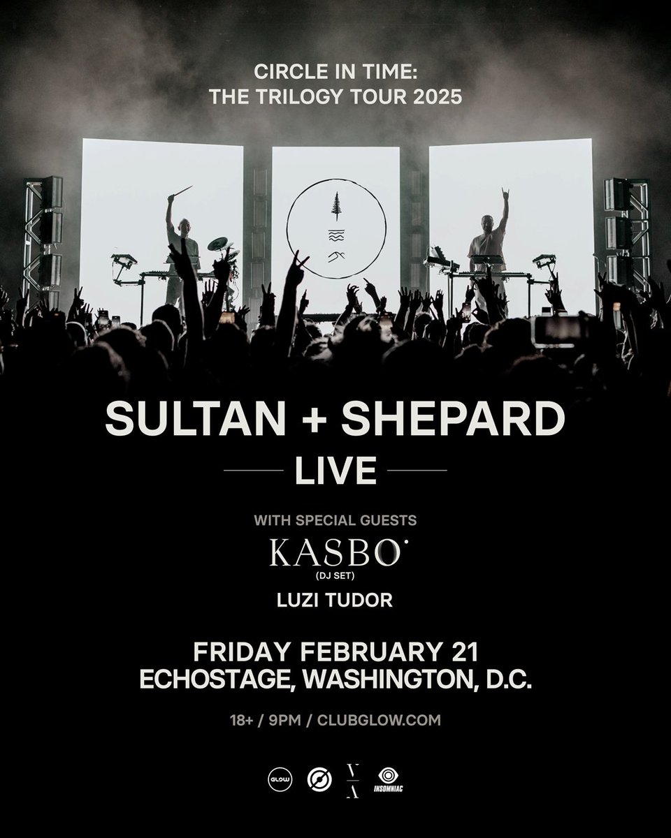 echostage's tweet photo. SUPPORT ANNOUNCED! ๐ค @KasboMusic & @LuziTudor will be joining in support of @sultanshepardโs LIVE ๐๐ถ๐ฟ๐ฐ๐น๐ฒ ๐ถ๐ป ๐ง๐ถ๐บ๐ฒ ๐ง๐ผ๐๐ฟ at #Echostage on Friday, February 21st. ๐ฐ Lock in tickets now โ https://t.co/MjJxlH5SOr https://t.co/HhDVMlPjDR