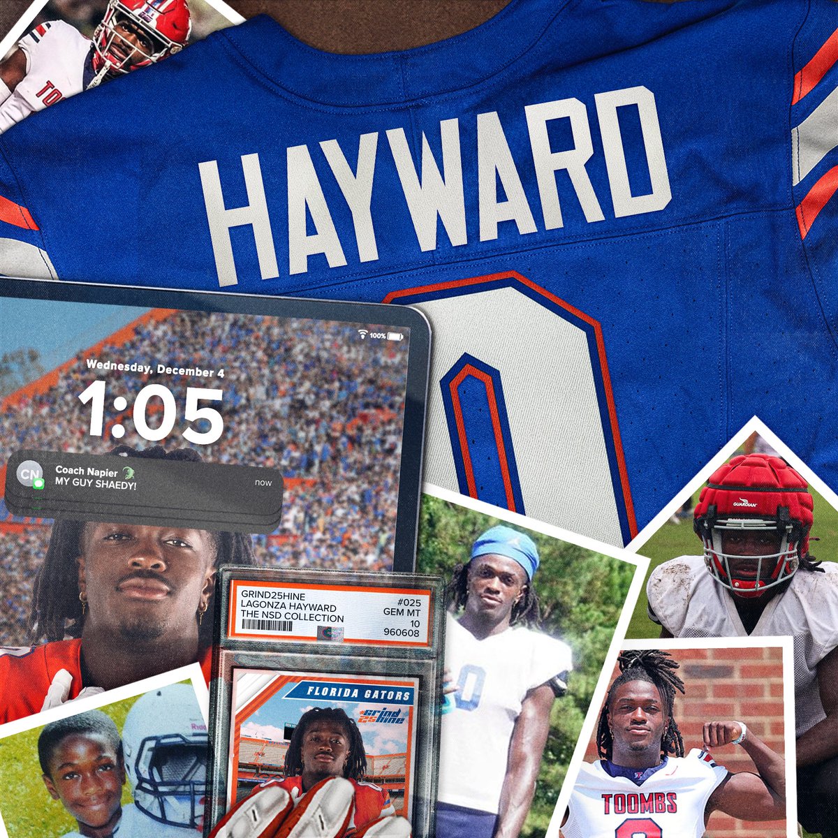 GatorsFB's tweet image. Lockdown 🔒

Time to shine, @LagonzaJr ‼️

#GRIND25HINE x #NSD25