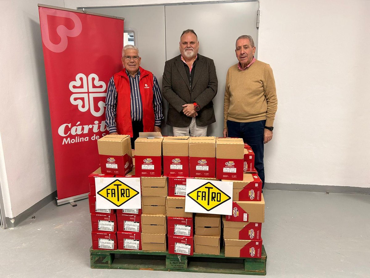 Gracias <a href="/Fatroiberica/">Fatro Ibérica</a> por vuestra donación de embutidos y leche con destino a las familias beneficiarias de nuestro programa de alimentos.