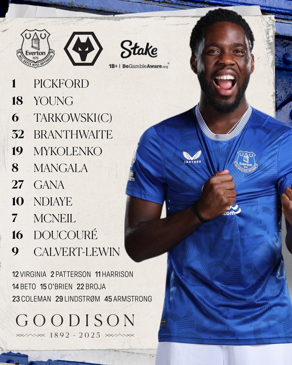 Everton's tweet image. Tonight&apos;s Toffees to face @Wolves! 🔵⚪️