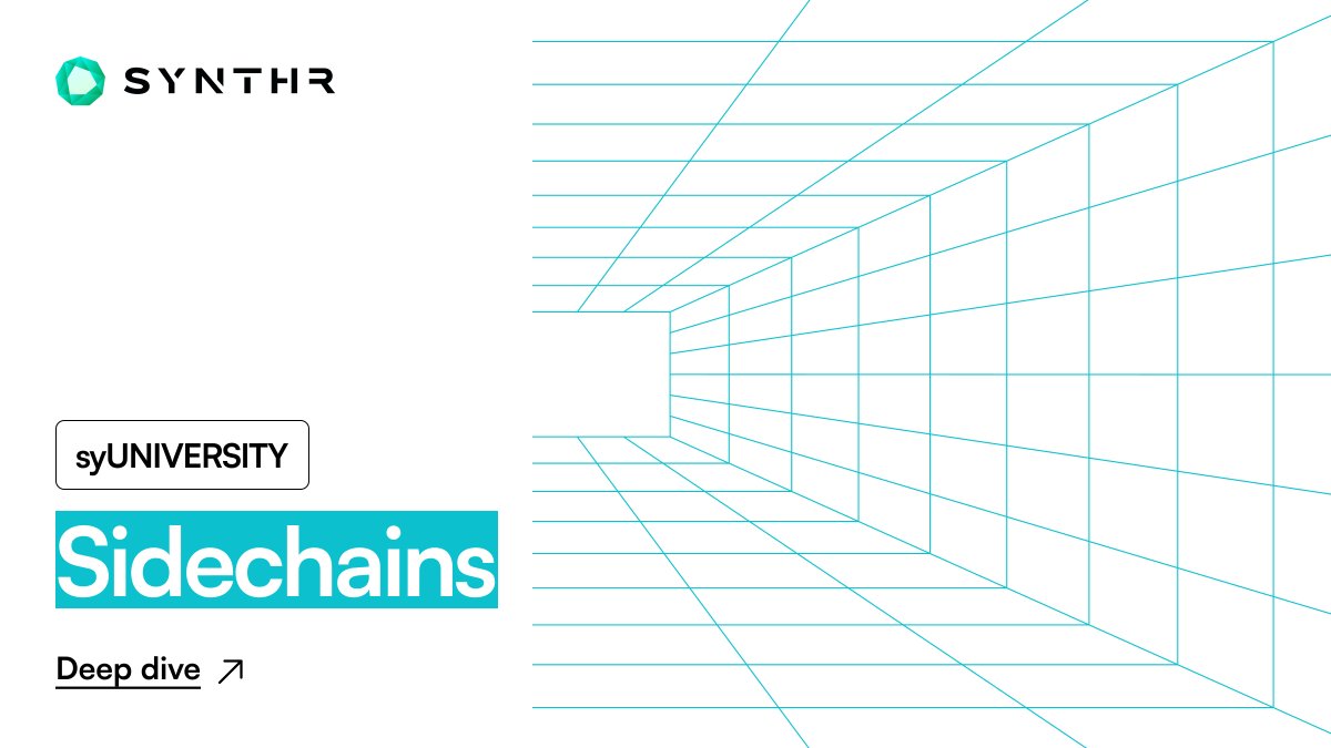 synthr_io's tweet image. GM syTIZENS!

Sidechains are pretty cool, right?

Time to uncover their potential.

In this piece, we&apos;re diving into what they are, why they matter, and what&apos;s next. 🧵