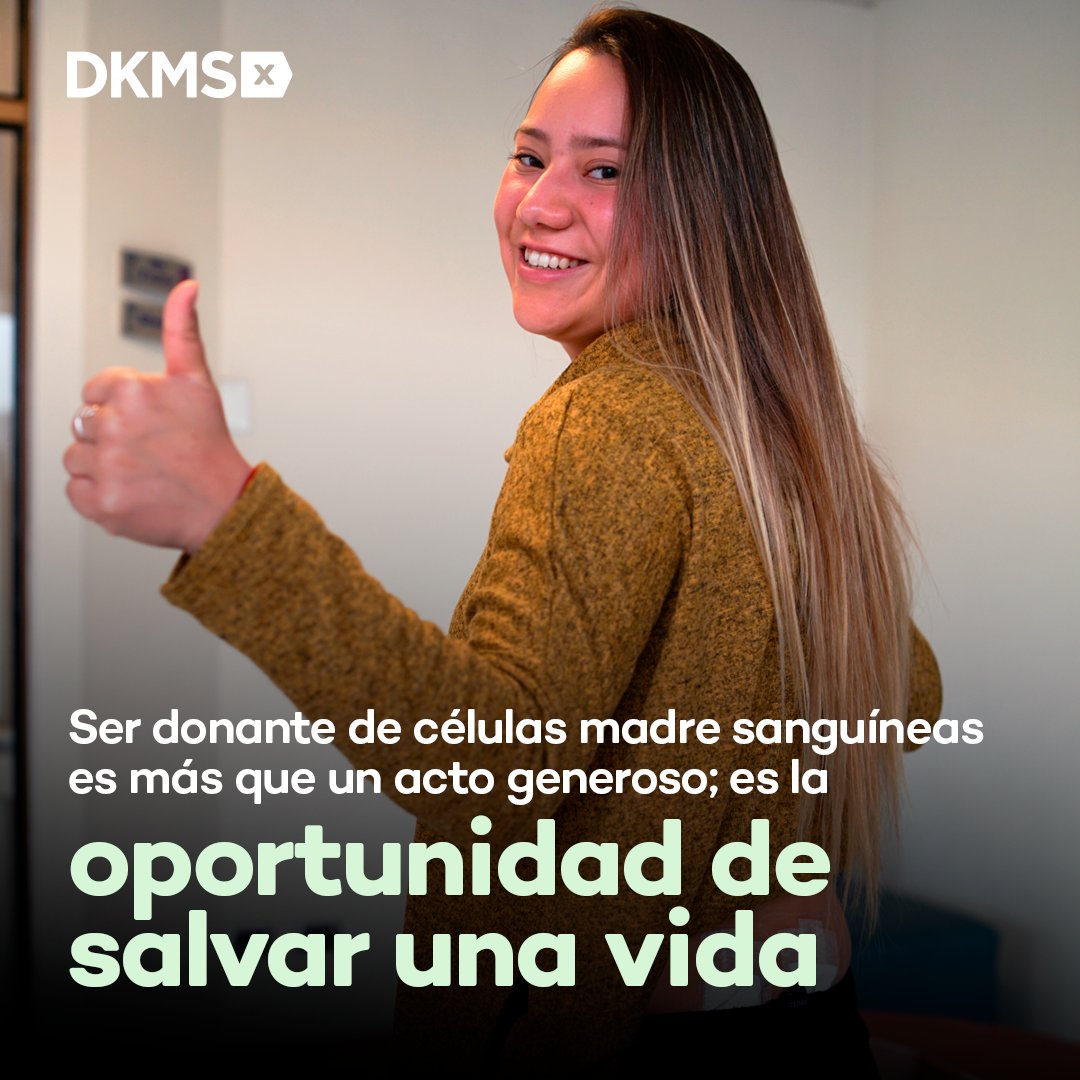 Ser donante de células madre no es solo un acto de generosidad; es una oportunidad real de salvar una vida. 💚

Conviértete en la esperanza que alguien está esperando. ¿Te animas?

Regístrate hoy en dkms.cl