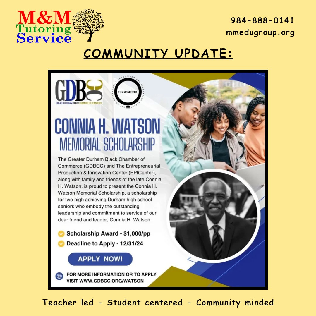 M&M Tutoring Service tweet media