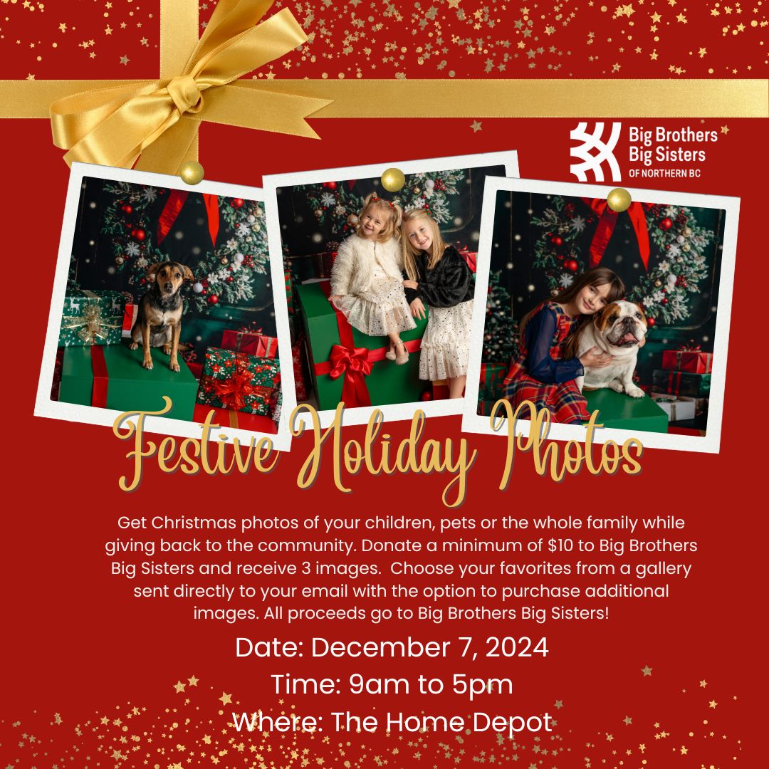 The Holidays are creeping up FAST and <a href="/homedepotcanada/">Home Depot Canada</a> has a great opportunity for you to get holiday photos done while supporting #BigsNBC as part of the Orange Door Project 🎄